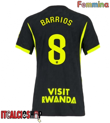 Atletico Madrid Pablo Barrios #8 Seconda Maglia Femmina 2026-27 Manica Corta
